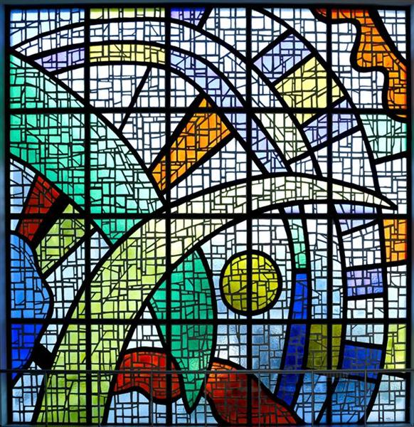 Stained glass windows for the University of Caracas - 費爾南·雷捷