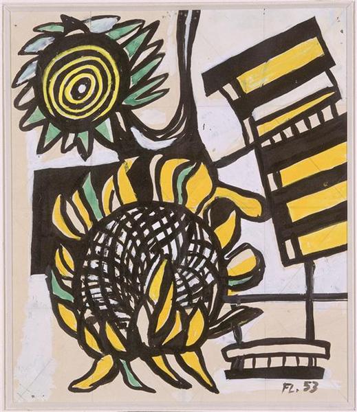 Sunflowers, 1953 - 費爾南·雷捷