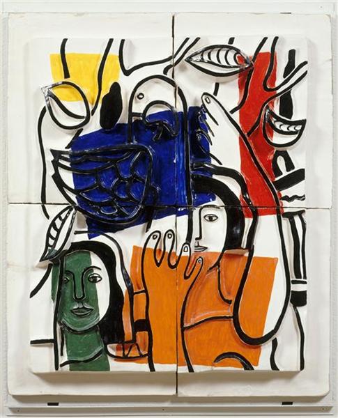 The two sailors - Fernand Leger