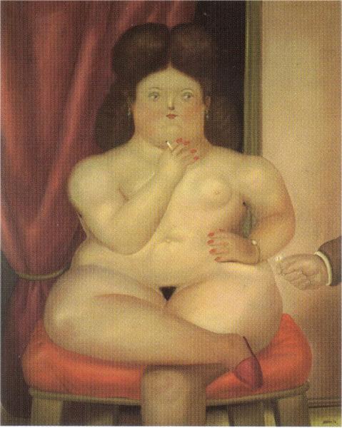 Woman Sitting, 1976 - Fernando Botero