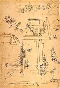 Sketches of the machines - Filippo Brunelleschi