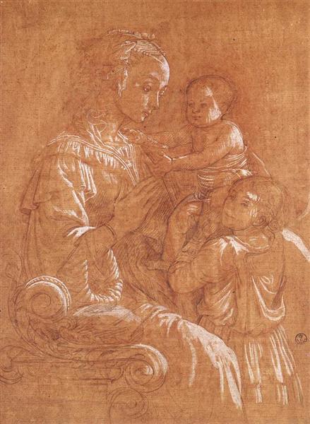 Madonna with the Child and two Angels, 1465 - Filippo Lippi