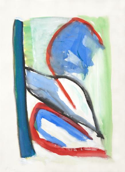 nr. 6.148 - abstract painting by Fons Heijnsbroek - Dutch artist, 1996 - Fons Heijnsbroek