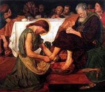 Jesus Washing Peter's Feet - Форд Медокс Браун