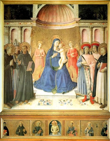 Bosco ai Frati Altarpiece, c.1450 - 安傑利科