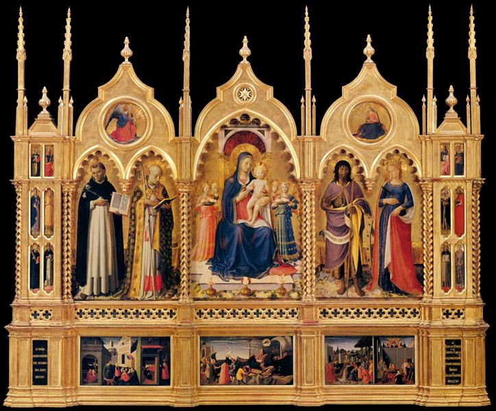 Perugia Altarpiece, 1447 - 1448 - 安傑利科