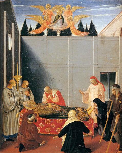The Story of St. Nicholas: The Death of the Saint, 1447 - 1448 - 安傑利科