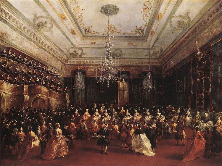 Ladies Concert at the Philharmonic Hall, 1782 - Francesco Guardi