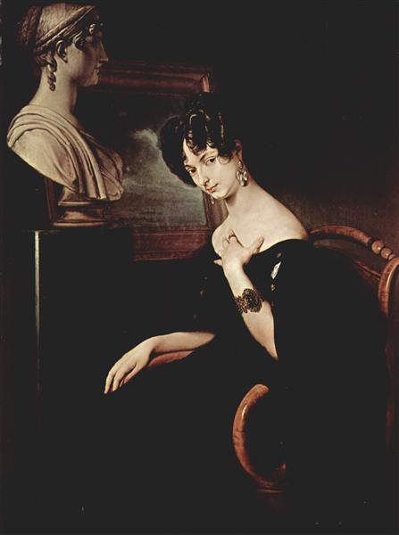 Portrait of Cristina di Belgiojoso Trivulzio, 1832 - Francesco Hayez