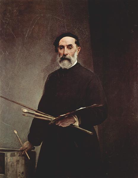 Self-portrait, c.1861 - Francesco Hayez