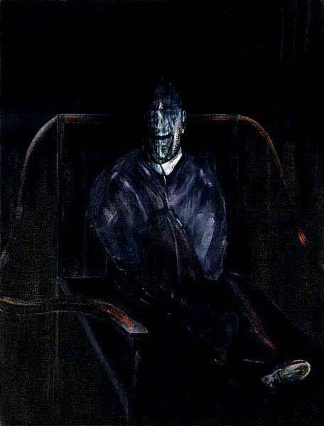 Сидящая фигура (Кардинал), 1955 - Френсис Бэкон
