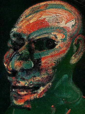 Голова мужчины - Этюд по рисунку Ван Гога, 1959 - Френсис Бэкон