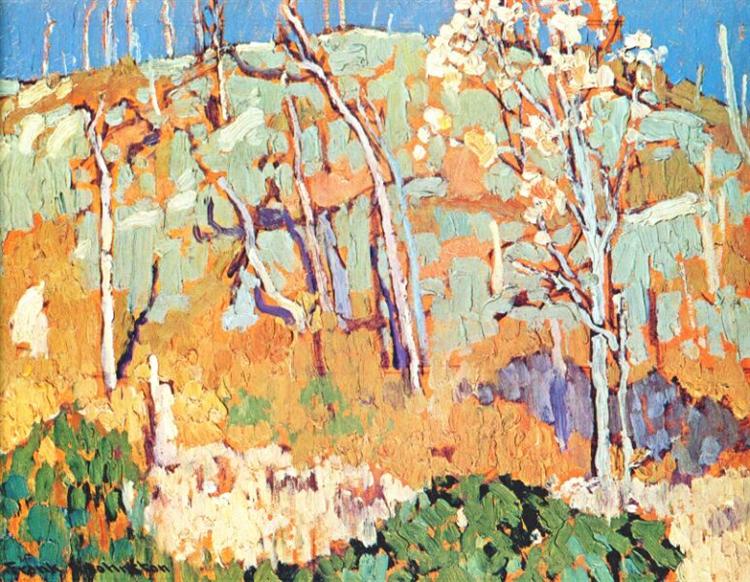 Patterned Hillside, 1918 - Frank Johnston