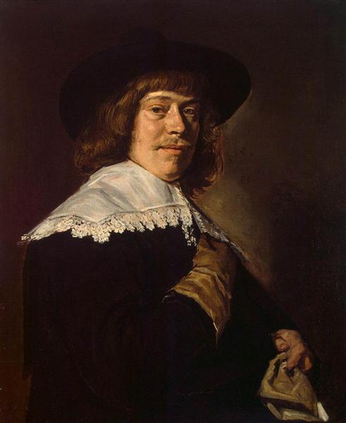 Portrait of a Young Man with a Glove, c.1640 - Франс Галс