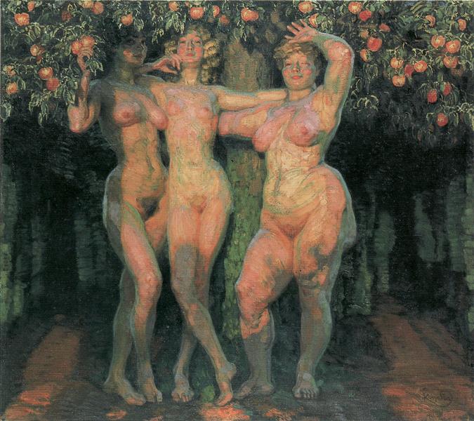 Autumn Sun, Three Goddesses, 1906 - 弗朗齐歇克·库普卡