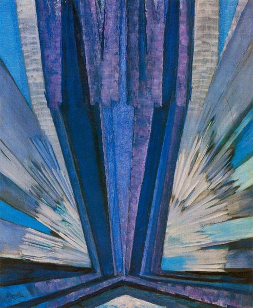 Blue, c.1914 - 弗朗齐歇克·库普卡
