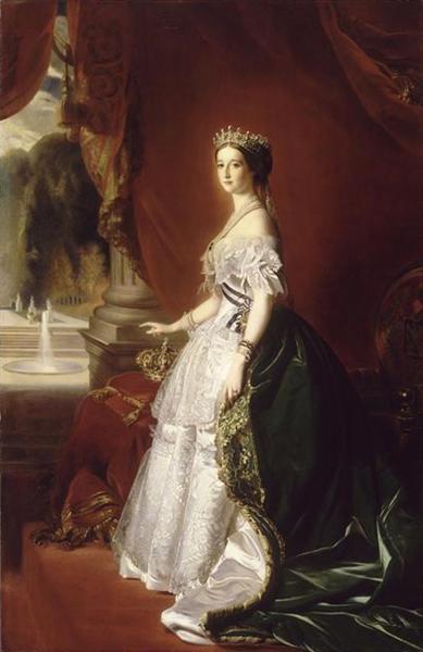 Portrait of the Empress Eugénie, 1853 - Франц Ксавер Винтерхальтер