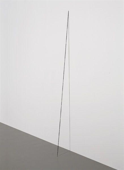 Untitled (Leaning Vertical Construction), 1974 - Fred Sandback
