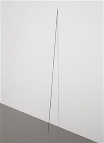 Untitled (Leaning Vertical Construction) - Fred Sandback