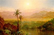 In the Andes - Frederic Edwin Church