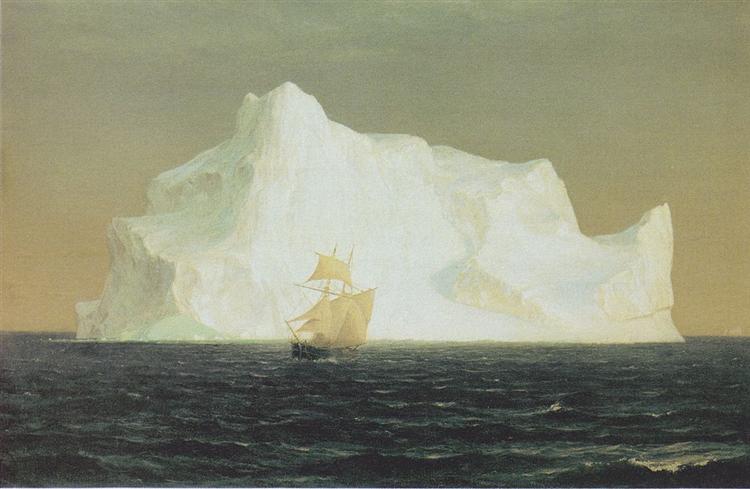 The iceberg, 1891 - Frederic Edwin Church - WikiArt.org