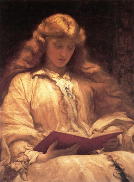 The Maid with the Yellow Hair - Frederic Leighton