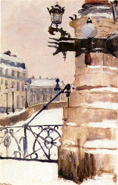 Winter in Paris - Frits Thaulow