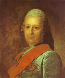 Portrait of A.M.Obreskov - Fyodor Rokotov