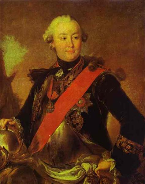 Portrait of Count G.G.Orlov, 1762 - 1763 - Федір Рокотов