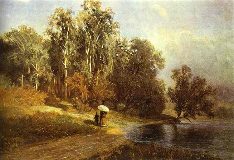 River in Krasnoye Selo, 1870 - Fiodor Vassiliev