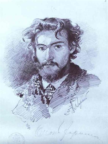 Self-Portrait, 1873 - Fjodor Alexandrowitsch Wassiljew