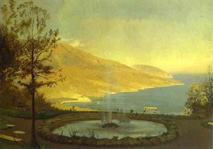 View from Eriklik. Study, 1872 - Fjodor Alexandrowitsch Wassiljew