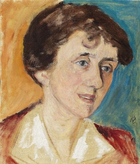 Porträt Frau Signe Hallberg, 1916 - Gabriele Münter