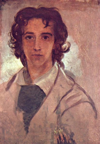 Self-Portrait as a Young Man, 1834 - Джордж Фредерик Уоттс