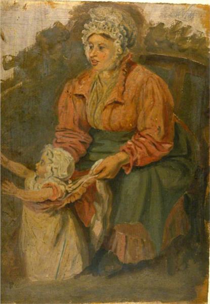 Woman and Child - George Harvey