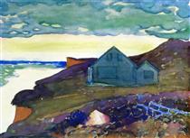 House on the Point - George Luks