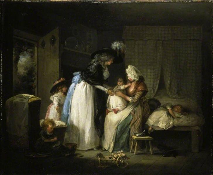 Visit to the Child at Nurse, 1788 - George Morland