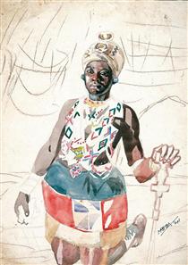 Zulu woman – unfinished symphony - George Pemba