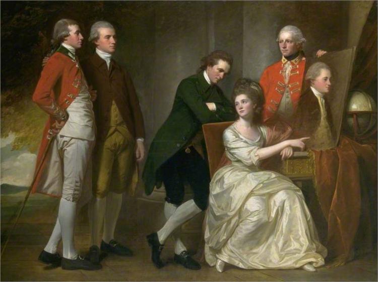 The Beaumont Family, 1779 - Джордж Ромни