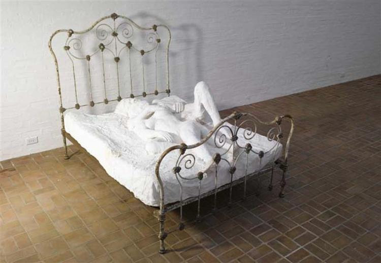 Lovers in the bed II, 1970 - George Segal
