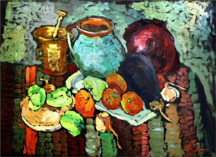 Still-life with Vegetables, 1956 - George Ștefănescu
