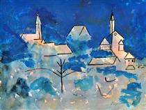 Towers in the Mist - George Stefanescu