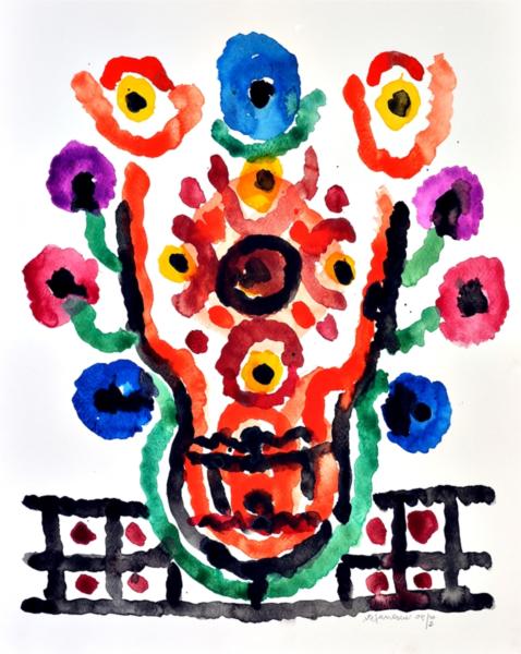 Vase with Flowers, 2005 - George Stefanescu