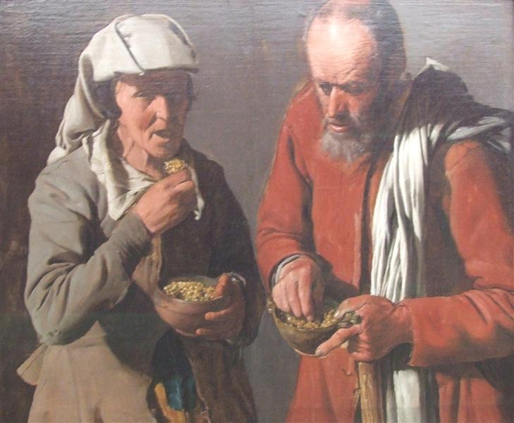 The Porridge Eaters, c.1622 - c.1625 - Жорж де Латур