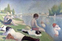 Une baignade à Asnières - Georges Seurat