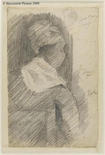 Female from back (black woman) - Georges Seurat