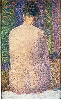 Model from the Back - Georges Pierre Seurat