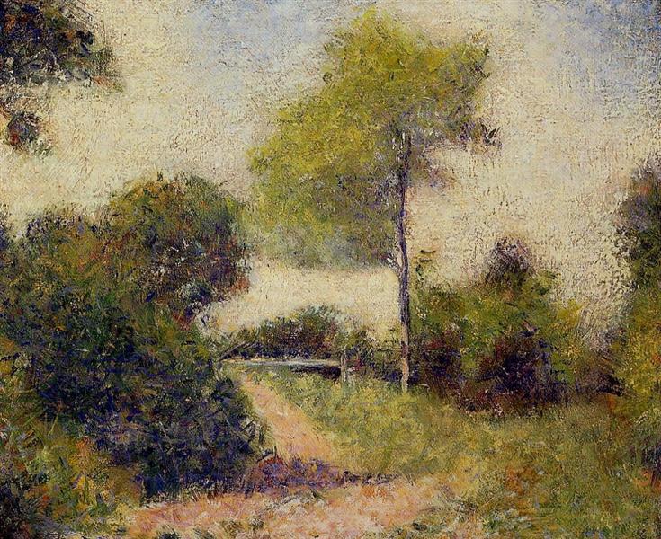 The Hedge (also known as The Clearing), 1882 - Georges Pierre Seurat