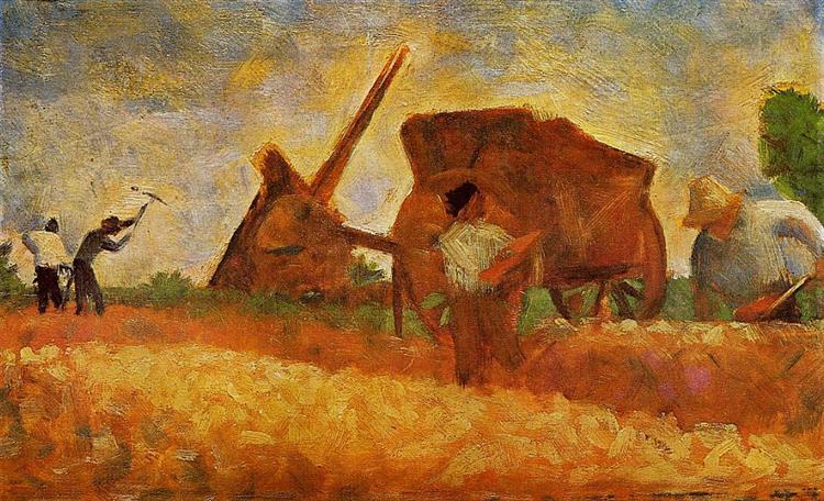 The Stone Breakers, 1883 - Georges Seurat