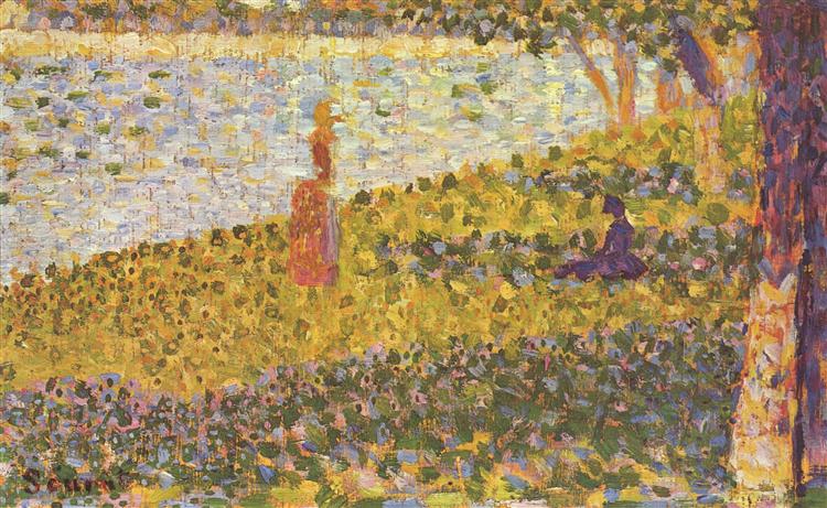 Women by the Water, 1885 - 1886 - Georges Seurat